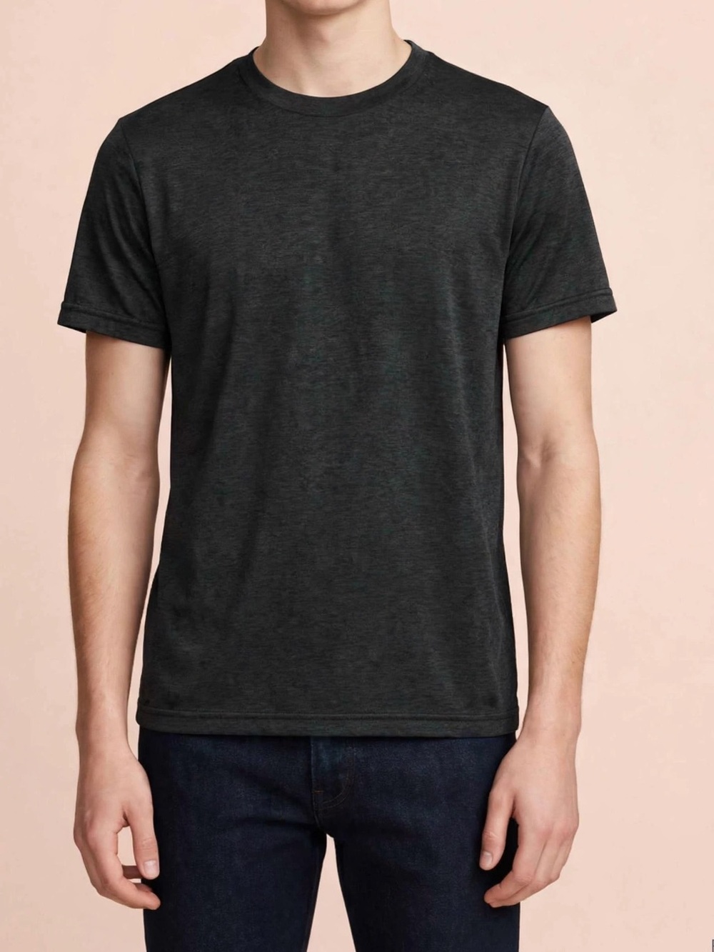 Everyday Black Short Sleeve Crew Tee boys MEDIUM